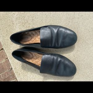 Birdies The Starling - in black leather size 8.5